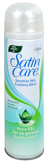 Gillette Satin Care gel 200ml sensitive | Kosmetické a dentální výrobky - Pánská kosmetika - Přípravky na holení Gillette Satin Care gel 200ml sensitive | Kosmetické a dentální výrobky - Pánská kosmetika - Přípravky na holení